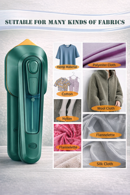 Portable Iron Travel Steamer for Clothes Mini Handheld Press Support Dry And Wet Ironing Small Size Irons Suitable for Outing & Home